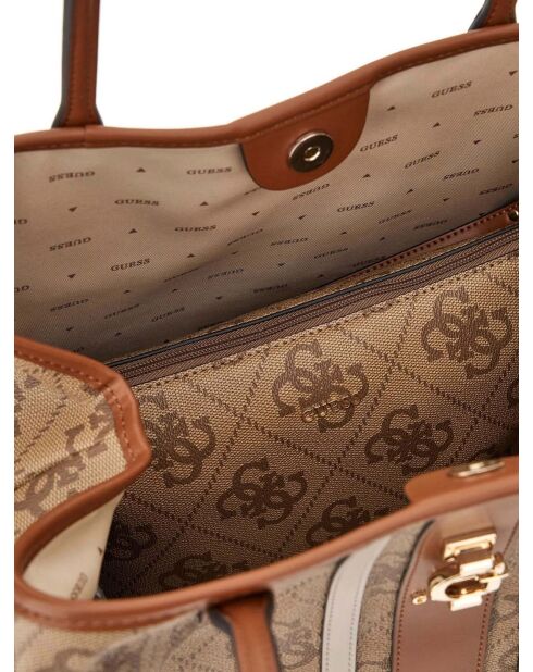 Erenia 2-in-1 grote draagtas met latte-logo - 40x20x34 cm