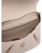 Bandolera Amorette con solapa, bandolera, color marrón claro, 29 x 17 x 5 cm