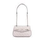 Katya konvertierbare Xbody Rosenwasser-Handtasche mit Logo - 23x15x7 cm