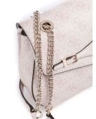 Katya konvertierbare Xbody Rosenwasser-Handtasche mit Logo - 23x15x7 cm