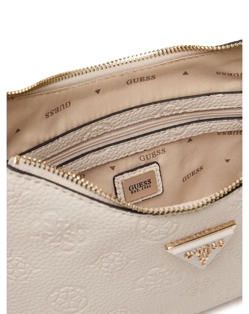 Bandolera Cresidia II con cremallera en la parte superior y logotipo en piedra - 27x17x8 cm