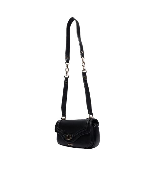 Dea Crossbody schwarze Schultertasche - 21,5x11,5x7 cm