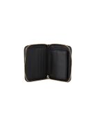 Portefeuille Laurel II SLG petit modèle à fermeture éclair noir - 10x10x2.5 cm