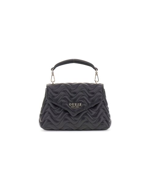 Mini sac à main Melisandra à poignée supérieure noir - 20x15x8 cm