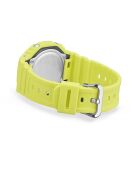Montre-bracelet homme anadigi en résine jaune fluo
