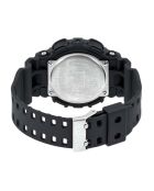 Montre-bracelet homme anadigi en résine noire