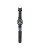 Montre-bracelet homme numérique en tissu gris anthracite