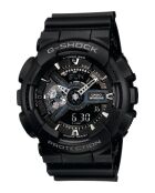 Orologio da polso da uomo Anadigi in resina nera