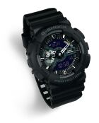 Orologio da polso da uomo Anadigi in resina nera