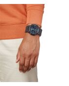 Montre-bracelet homme anadigi en résine noire