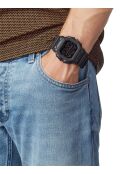 Orologio da polso digitale da uomo in resina nera