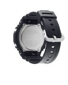 Orologio da polso da uomo Anadigi in resina nera/arancione