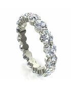 Alliance Daniela diamantes sintéticos redondos de 2.55 quilates Oro blanco