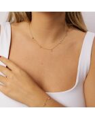 0.30 karaat Celestina roségouden ronde hanger met natuurlijke diamant