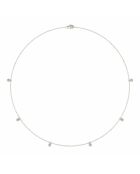 0.30 karaat Celestina witgouden ronde natuurlijke diamanten hanger