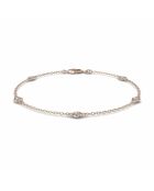 Bracciale Lidia in oro rosa da 0,30 carati e diamanti sintetici