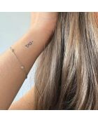 Bracciale Lidia in oro rosa da 0,30 carati e diamanti sintetici