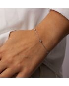 Lidia 0.30 karaat ronde natuurlijke diamanten armband witgoud