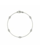 Lidia 0.30 karaat ronde natuurlijke diamanten armband witgoud