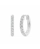 Susanna oorringen met natuurlijke diamanten van 0,25 karaat. Witgoud