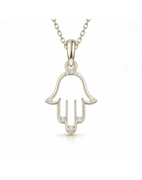 Yara witgouden synthetische diamanten handhanger