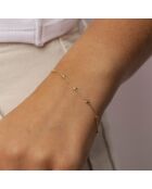 Bracciale Lidia con diamanti naturali rotondi da 0,30 carati in oro rosa