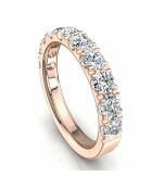 Synthetische diamanten van halve alliantie 1,30 karaat met 4 pinnen Gabriela roségoud