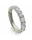 Gabriela Alliance 2.00 karaat ronde synthetische diamanten Witgoud