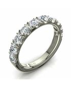 Synthetische diamanten van halve alliantie 1,30 karaat met 4 griffen Gabriela Witgoud