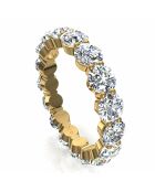 Alliance Daniela diamantes sintéticos redondos de 2.55 quilates Oro amarillo