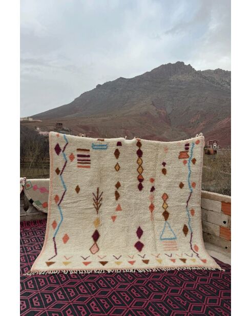 Veelkleurig Berbertapijt - 250x230cm