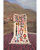 Tappeto da corridoio berbero colorato - 207x77cm