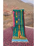 Tappeto da corridoio berbero colorato - 257x85cm