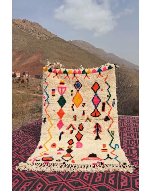 Tappeto berbero multicolore - 164x114cm