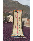 Tappeto da corridoio berbero colorato - 253x83 cm