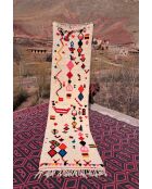 Tappeto da corridoio berbero colorato - 307x79 cm