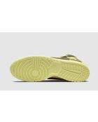 Schwarze und gelbe Sneakers Dunk High 1985