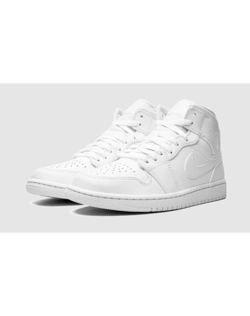 Baskets Air Jordan 1 mid blanches (2022)