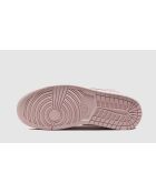 Baskets Air Jordan 1 Mid rose suédé