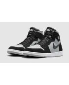 Air Jordan 1 Zoom CMFT schwarze und graue Sneakers
