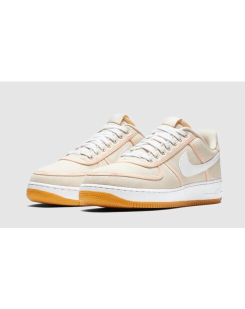 Air Force 1 Low Premium Sneakers aus hellcremefarbenem Gummi
