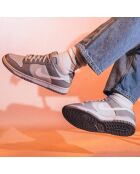 Dunk Low tweekleurige grijze sneakers