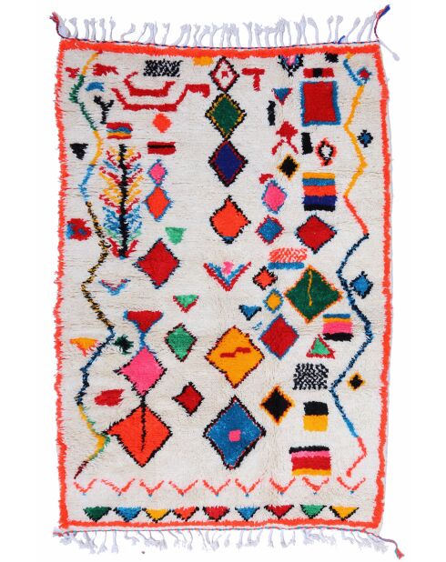 Veelkleurig Berbertapijt - 241x148cm