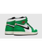 Air Jordan 1 Hoge groene sneakers met klaver