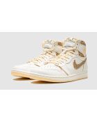 Scarpe da ginnastica Air Jordan 1 Retro High OG Craft Vibrations Of Naija di colore bianco sporco