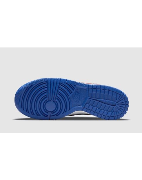 Weiße königsrote Sneakers Dunk Low