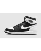 Grijze en witte en zwarte Air Jordan 1 Retro sneakers