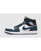 Air Jordan 1 halfdonkerblauwe sneakers