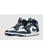 Air Jordan 1 halfdonkerblauwe sneakers