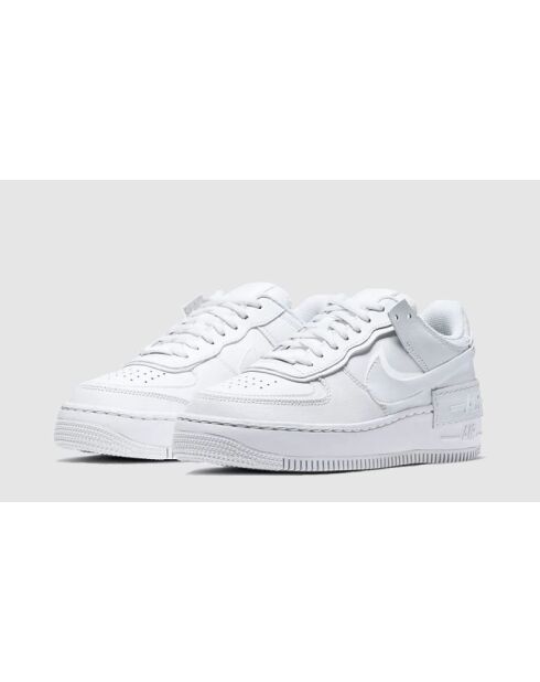 Air Force 1 Shadow dreifach weiße Turnschuhe